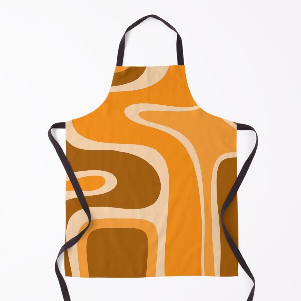 Item preview, Copacetic Retro Abstract in Pumpkin Orange designed and sold by kierkegaard.