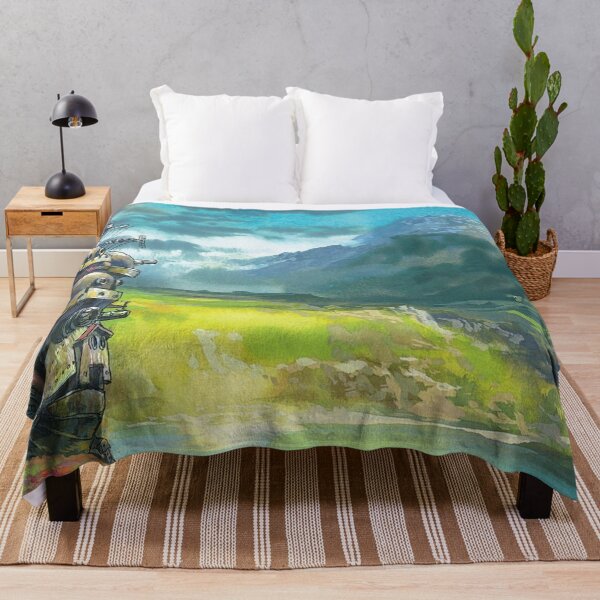 Item preview, Anime Lake Landscape with Mountains designed and sold by pompomcherryy.