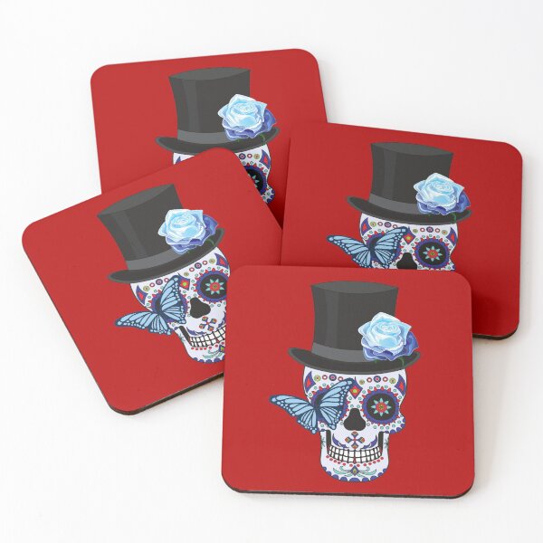 Item preview, Lecatso Blue Skull designed and sold by LeCattArtist.
