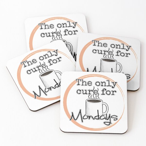 Item preview, Coffee is the only cure fo Mondays designed and sold by HollandArtz.