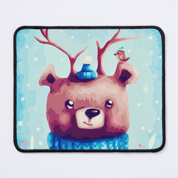 Item preview, Bear wearing a Turtleneck Sweater designed and sold by GL Digital Artwork .
