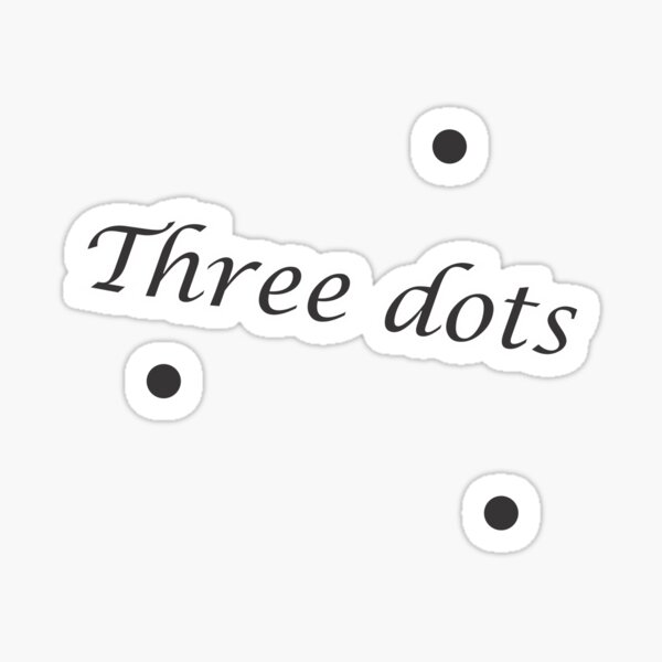 Three Dots – Three Dots