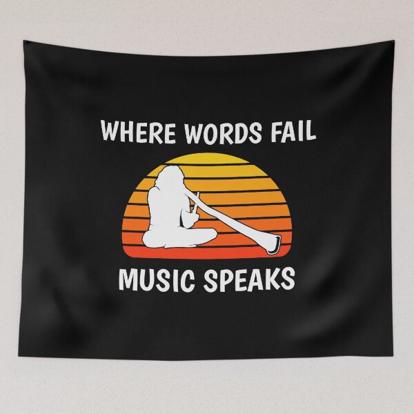 Item preview, Where Words Fail Aboriginal Music Didgeridoo design designed and sold by jakehughes2015.