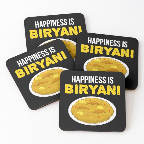 Item preview, Funny Happiness Is Biryani Indian Food Lovers graphic designed and sold by jakehughes2015.