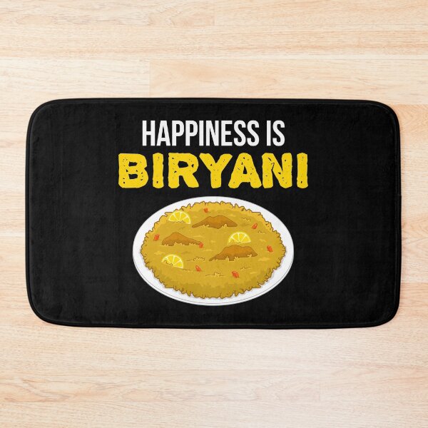 Item preview, Funny Happiness Is Biryani Indian Food Lovers graphic designed and sold by jakehughes2015.