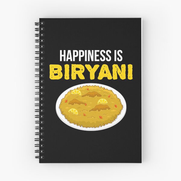 Item preview, Funny Happiness Is Biryani Indian Food Lovers graphic designed and sold by jakehughes2015.