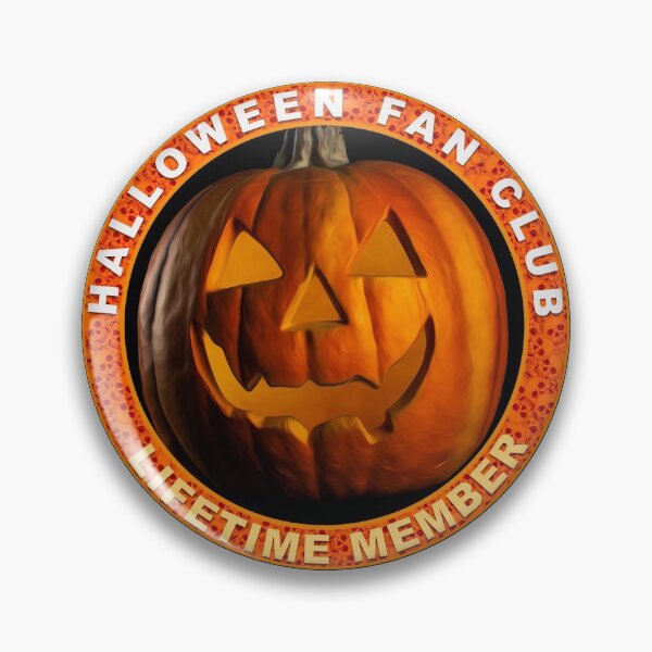 Item preview, Halloween Fan Club Lifetime Member Jack O'Lantern Design designed and sold by srgreen.