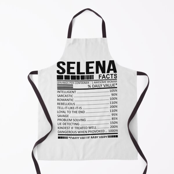 Item preview, SELENA Nutrition Facts| Perfect Gift designed and sold by nancymaine.