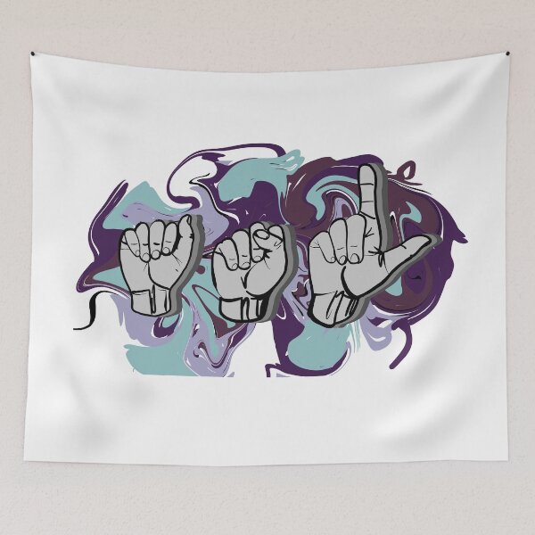 Item preview, Marble Swirl ASL Design designed and sold by Jennaviveart.