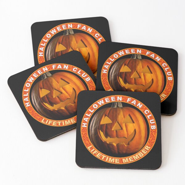 Item preview, Halloween Fan Club Lifetime Member Jack O'Lantern Design designed and sold by srgreen.