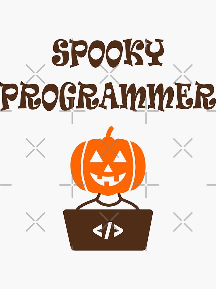 "Spooky Programmer, Halloween 2021 Software Developer, All Hallows Eve