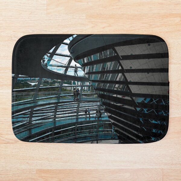 Reichstag Dome, Berlin - Photographic Print Bath Mat