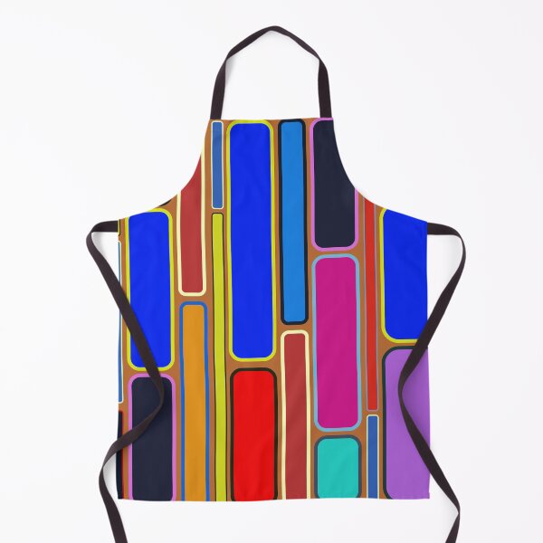 Item preview, colourful mid century geometrical design designed and sold by pauloneill-art.