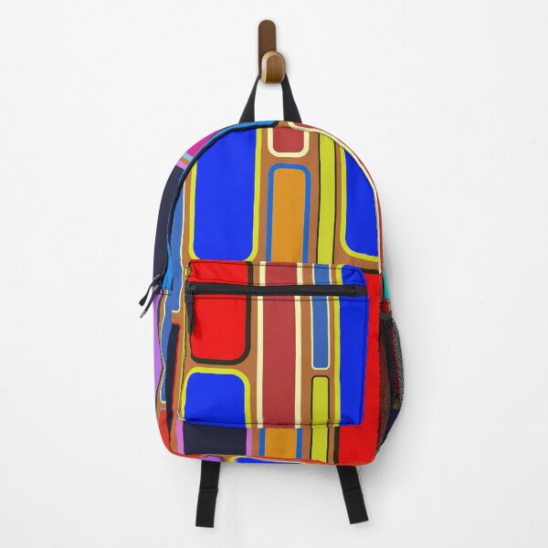 Item preview, colourful mid century geometrical design designed and sold by pauloneill-art.