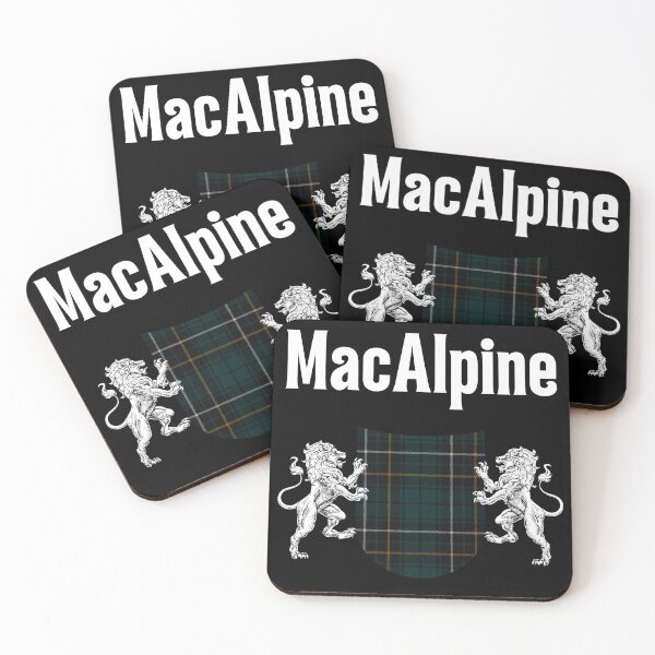 Item preview, MacAlpine Clan Scottish Name Coat Of Arms Tartan designed and sold by RosiesSticks.