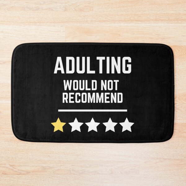 Item preview, Adulting.  Would Not Recommend. designed and sold by NineSevenFour.