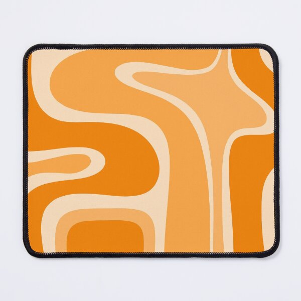 Item preview, Copacetic Retro Abstract in Medium Pumpkin Orange designed and sold by kierkegaard.