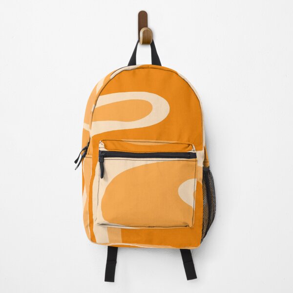 Item preview, Copacetic Retro Abstract in Medium Pumpkin Orange designed and sold by kierkegaard.