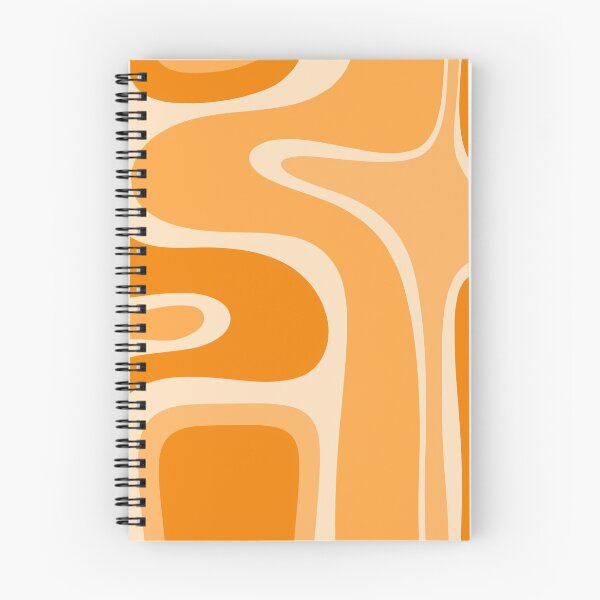 Item preview, Copacetic Retro Abstract in Medium Pumpkin Orange designed and sold by kierkegaard.