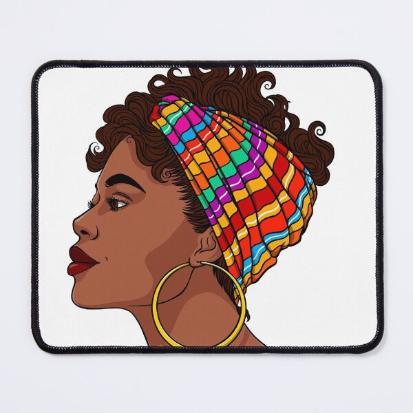 Item preview, Afro woman with earring  designed and sold by Birocko.