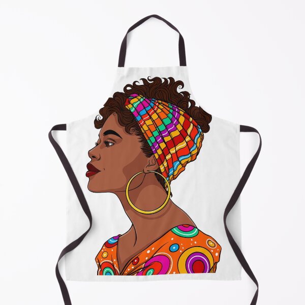 Item preview, Afro woman with earring designed and sold by Birocko.