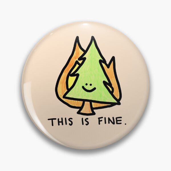 Item preview, Burning Tree designed and sold by jeffs-stickers.
