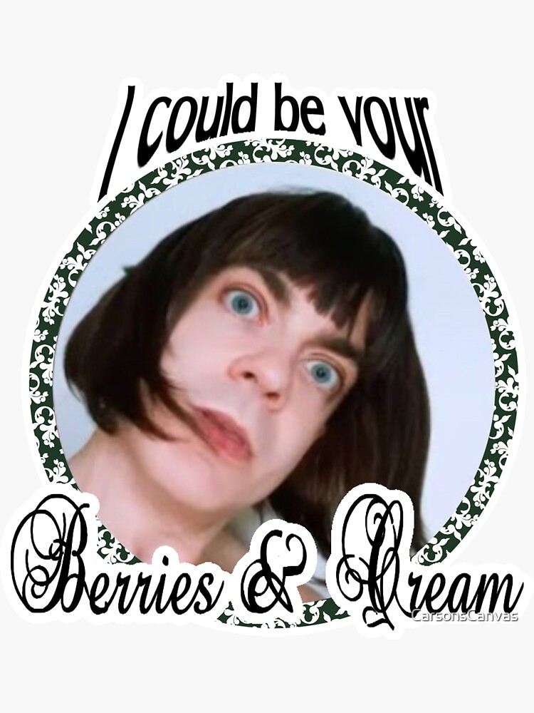 "Berries and cream" Sticker for Sale by CarsonsCanvas Redbubble