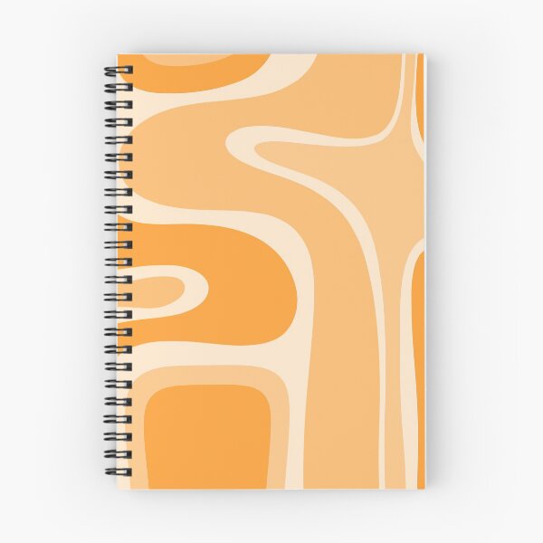 Item preview, Copacetic Retro Abstract in Light Pumpkin Orange designed and sold by kierkegaard.