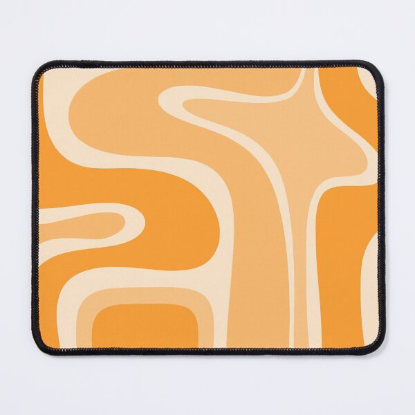Item preview, Copacetic Retro Abstract in Light Pumpkin Orange designed and sold by kierkegaard.