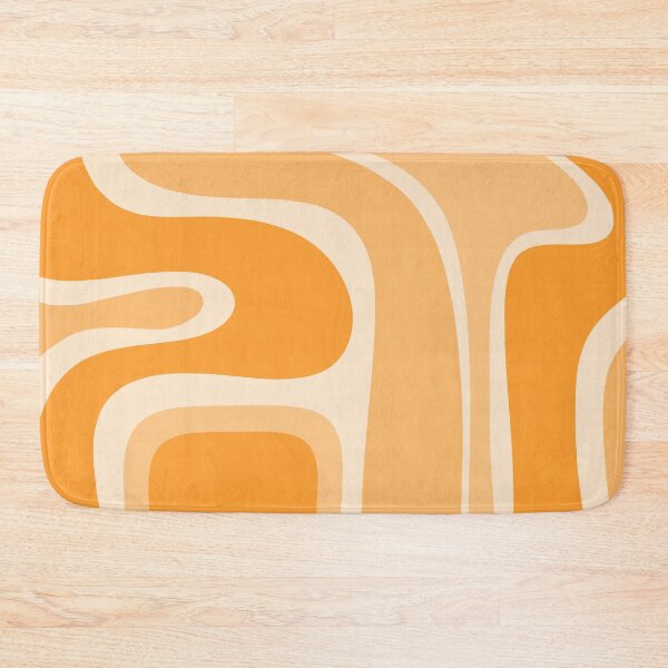 Item preview, Copacetic Retro Abstract in Light Pumpkin Orange designed and sold by kierkegaard.