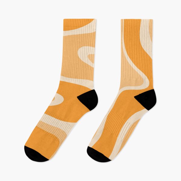 Item preview, Copacetic Retro Abstract in Light Pumpkin Orange designed and sold by kierkegaard.