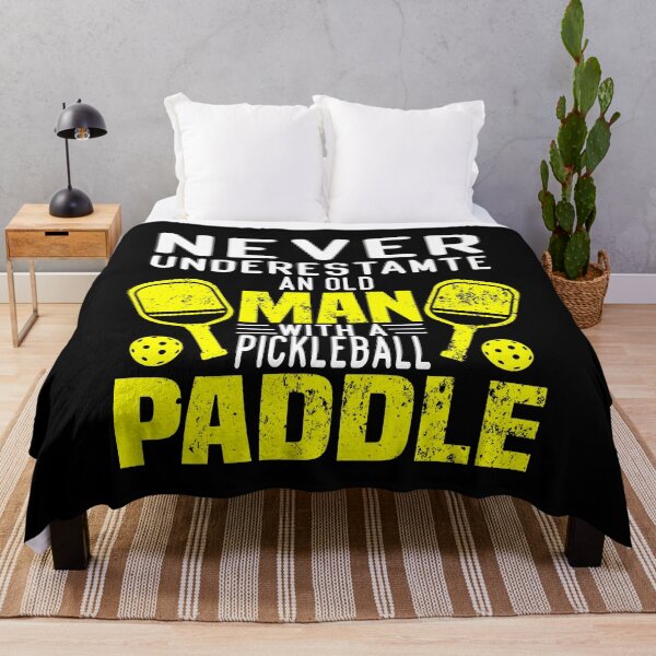 Item preview, never underestimate an old man with a pickleball paddle funny saying for pickleball players for mom for dad for grandpa designed and sold by mydreamcatcher.