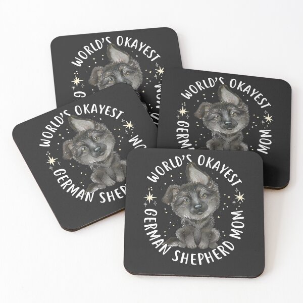 Item preview, World's Okayest Black German Shepherd Mom designed and sold by Clara Hollins.