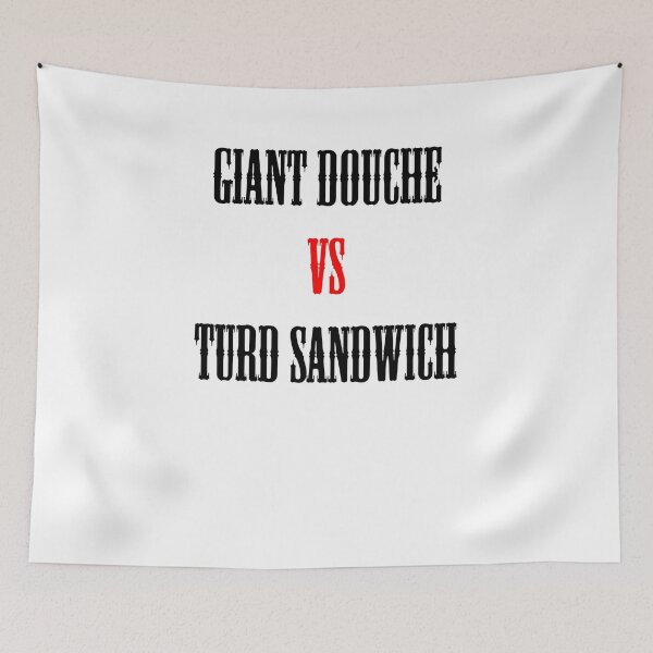 Aperçu de l'œuvre Douche géante VS Turd Sandwich / Trump VS Clinton créée et vendue par Redjevel.