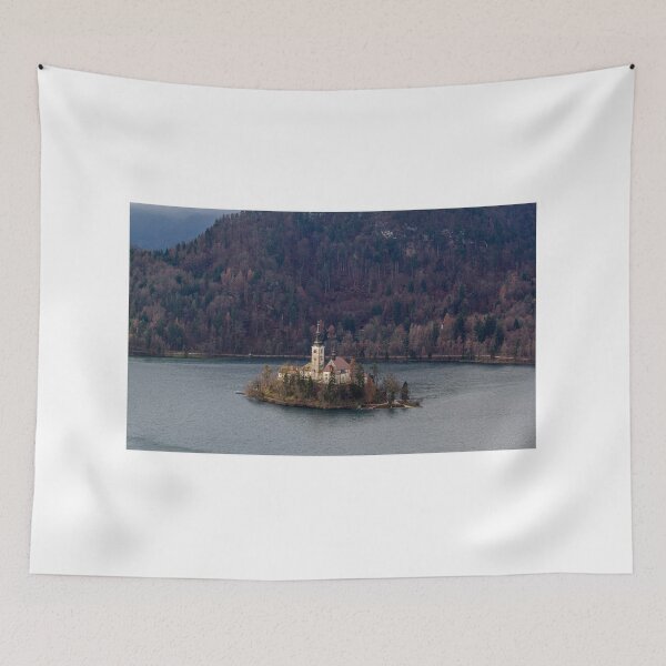 Item preview, The island and the lake of Bled in Slovenia designed and sold by pietrofoto.