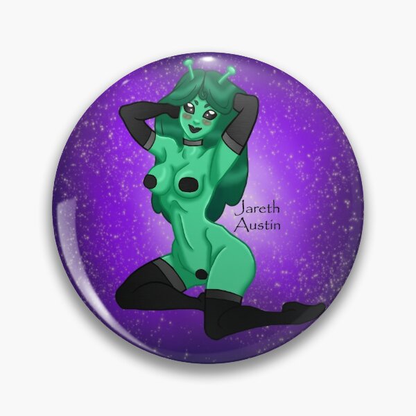 Alien Pin up Girl  Pin