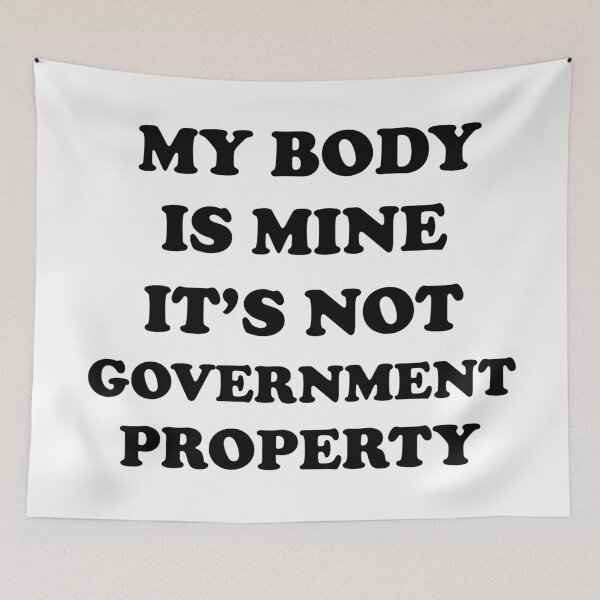 Item preview, My body is mine it is not a government property  designed and sold by Rami Khalifah.
