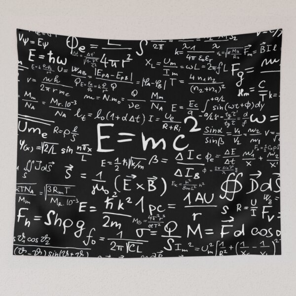Item preview, Chalkboard Math Nerdy Pattern designed and sold by MontseAM.