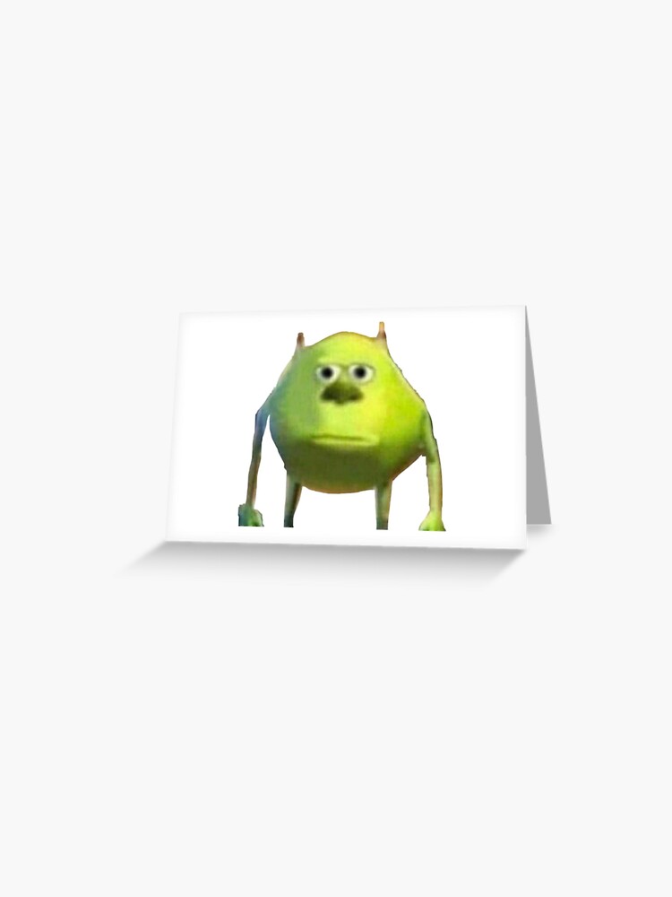 Monsters Inc Meme Greeting Cards for Sale