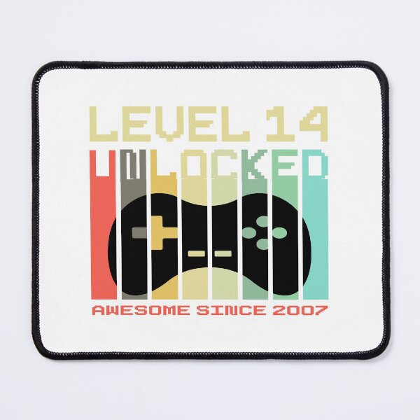 Item preview, Level 14 Unlocked Awesome 2007 Video Game 14th Birthday designed and sold by Ammar-the-goat.