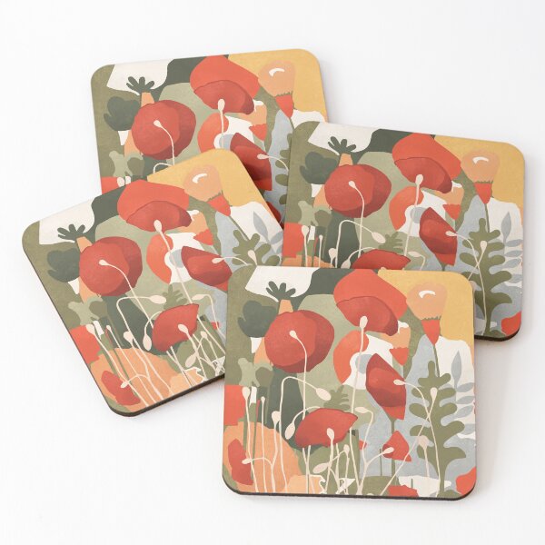 Item preview, And far and wide, in a scarlet tide, The poppy's bonfire spread. designed and sold by TheaDesign.