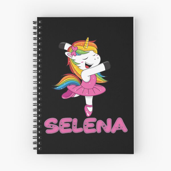 Aperçu de l'œuvre Selena Pink Selena The Dancing Unicorn - Cadeau personnalisé spécial pour Selena | Cadeau parfait créée et vendue par nancymaine.