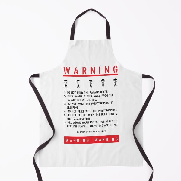 Item preview, Paratrooper Warning Sign designed and sold by baggss.