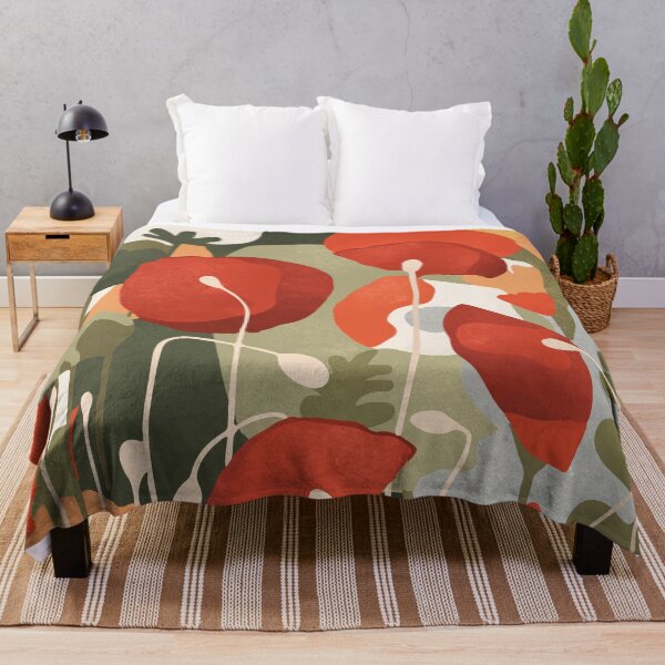 Item preview, And far and wide, in a scarlet tide, The poppy's bonfire spread. designed and sold by TheaDesign.