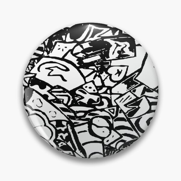 Item preview, Random Pattern | Doodle Art (RH : Dark) designed and sold by the-krisney-way.