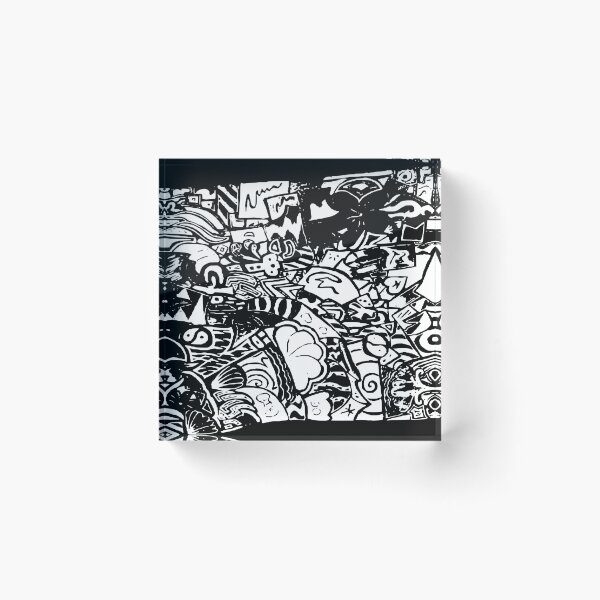 Item preview, Random Pattern | Doodle Art (RH : Dark) designed and sold by the-krisney-way.