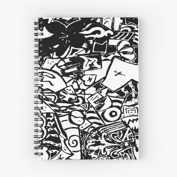 Item preview, Random Pattern | Doodle Art (RH : Dark) designed and sold by the-krisney-way.
