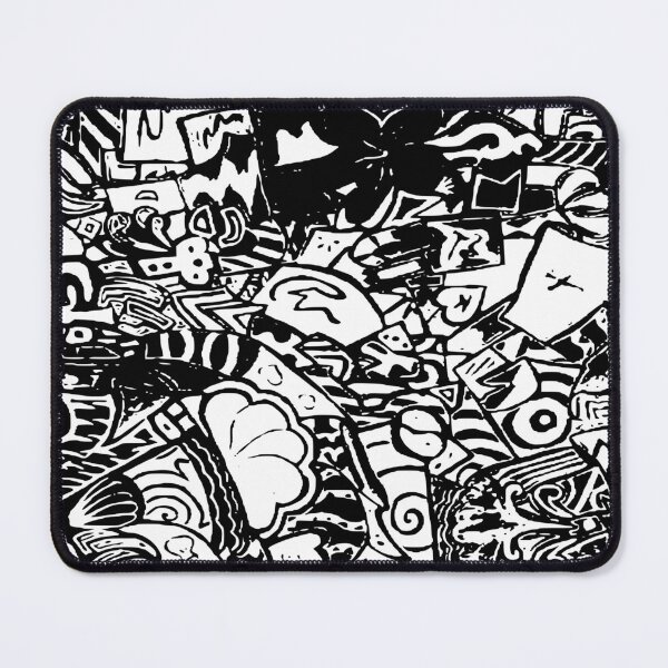 Item preview, Random Pattern | Doodle Art (RH : Dark) designed and sold by the-krisney-way.