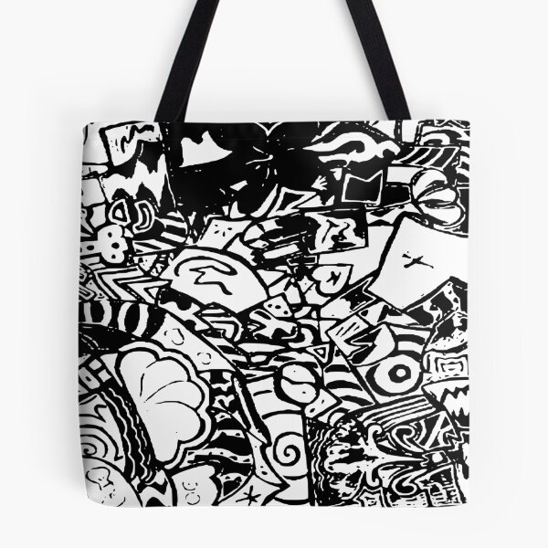 Item preview, Random Pattern | Doodle Art (RH : Dark) designed and sold by the-krisney-way.