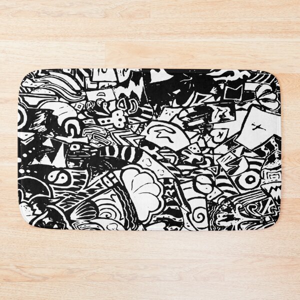 Item preview, Random Pattern | Doodle Art (RH : Dark) designed and sold by the-krisney-way.